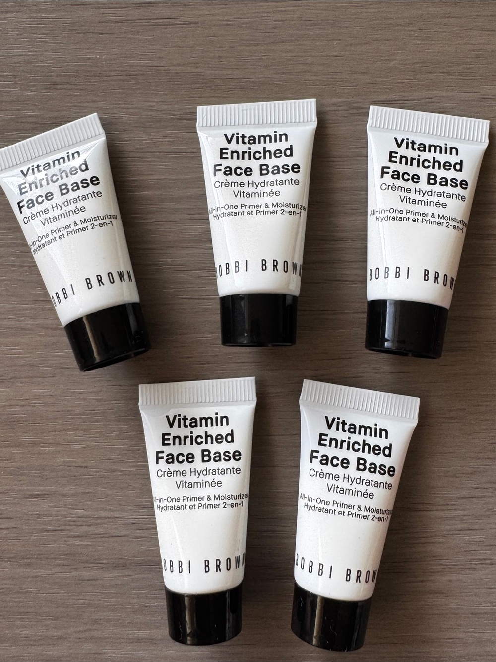 Lot of 5 Bobbi Brown Face Base All-in-one Primer & Moisturizer 7ml Each